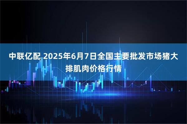 中联亿配 2025年6月7日全国主要批发市场猪大排肌肉价格行情