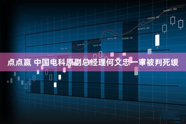 点点赢 中国电科原副总经理何文忠一审被判死缓