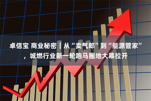 卓信宝 商业秘密｜从“卖气郎”到“能源管家”，城燃行业新一轮跑马圈地大幕拉开