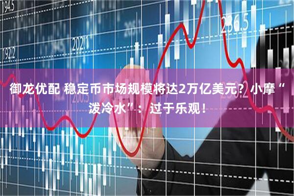 御龙优配 稳定币市场规模将达2万亿美元？小摩“泼冷水”：过于乐观！