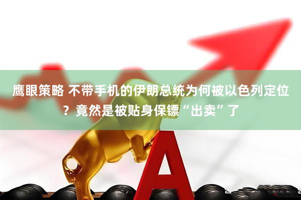 鹰眼策略 不带手机的伊朗总统为何被以色列定位？竟然是被贴身保镖“出卖”了