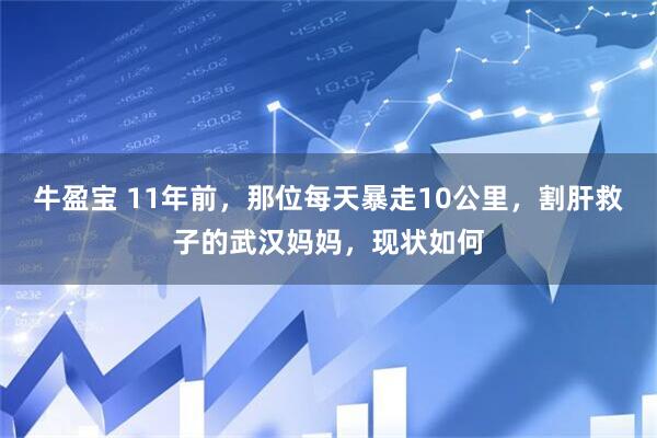 牛盈宝 11年前,那位每天暴走10公里,割肝救子的武汉妈妈,现状如何